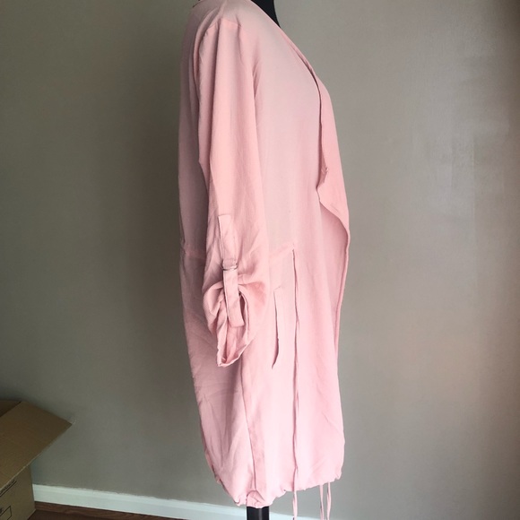 Blush Pink duster cardigan - Picture 3 of 4